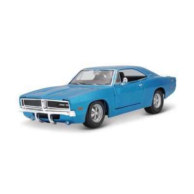 Auto Dodge Charger Edición Especial 1969 Maisto a Escala 1:25 color azul