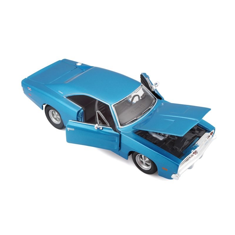 Auto Dodge Charger Edición Especial 1969 Maisto a Escala 1:25 color azul - Image 4