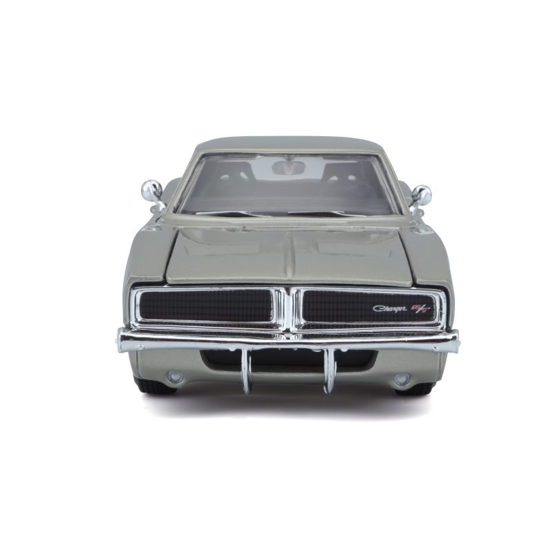 Auto Dodge Charger Edición Especial 1969 Maisto a Escala 1:25 color plateado - Image 5