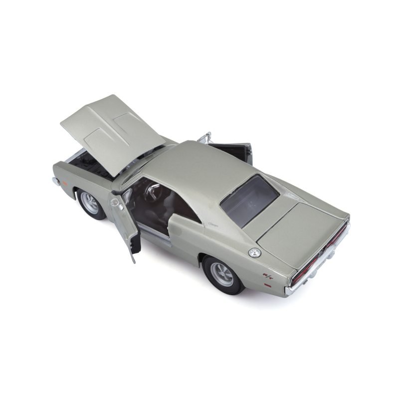 Auto Dodge Charger Edición Especial 1969 Maisto a Escala 1:25 color plateado - Image 3