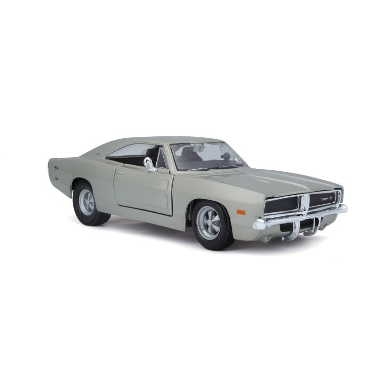 Auto Dodge Charger Edición Especial 1969 Maisto a Escala 1:25 color plateado - Image 2