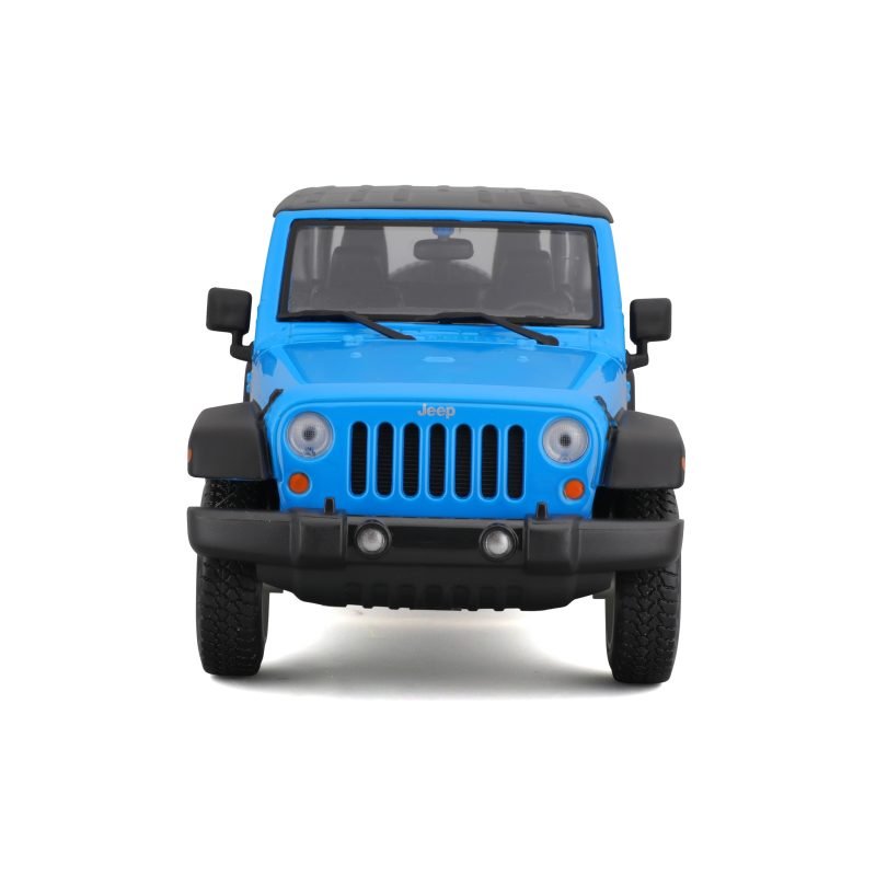 Camioneta Jeep Wrangler Unlimited 2015 Maisto a Escala 1:24 color azul - Image 5