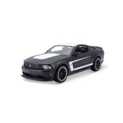 Auto Ford Mustang Boss 302 2012 Maisto a Escala 1:24 color negro