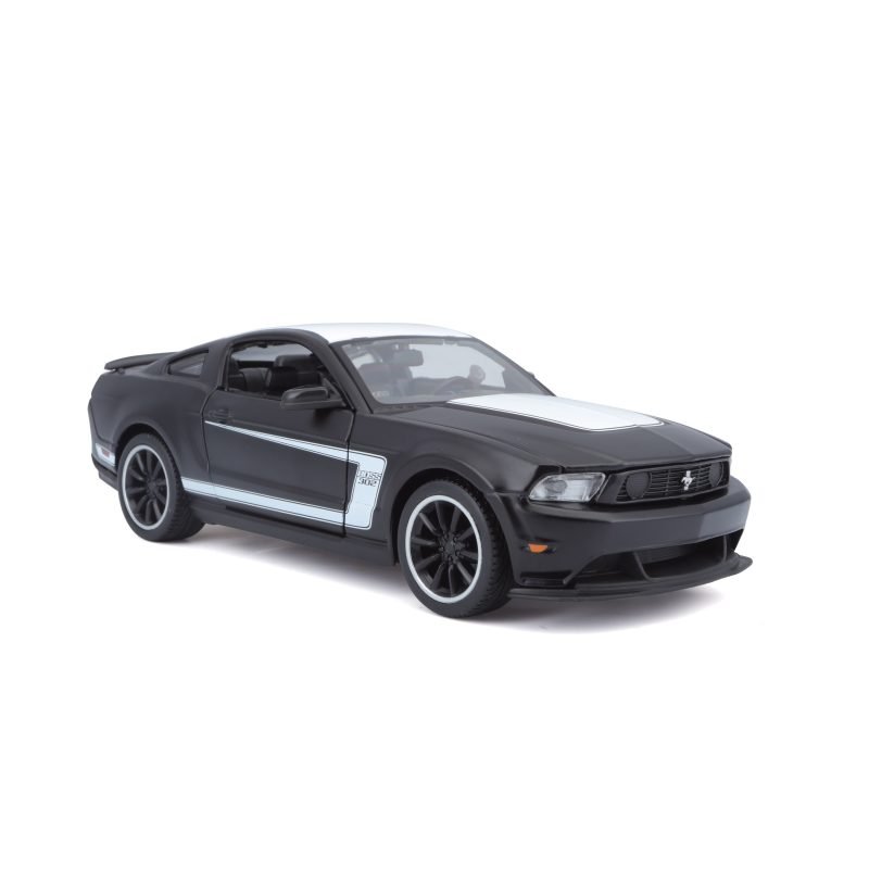 Auto Ford Mustang Boss 302 2012 Maisto a Escala 1:24 color negro - Image 2