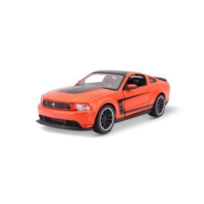 Ford Mustang Boss 302 2012 a Escala 1:24 color naranja