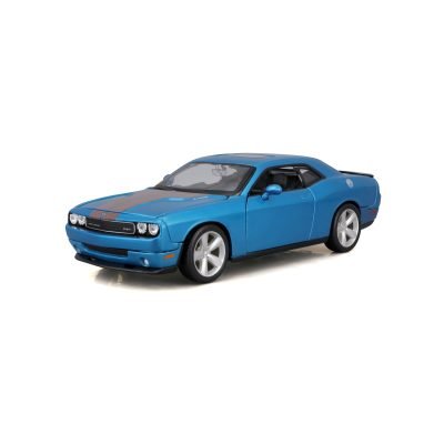 Auto Dodge Challenger SRT8 2008 Maisto a escala 1:24 color azul