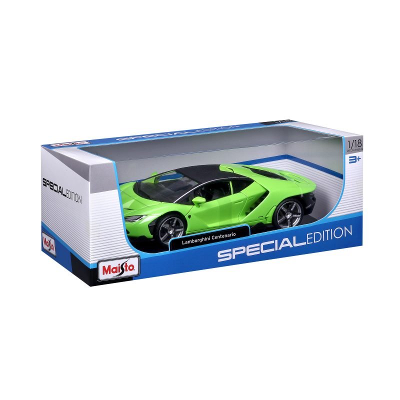 Auto Lamborghini Centenario 2016 Maisto a Escala 1:18 color verde - Image 5