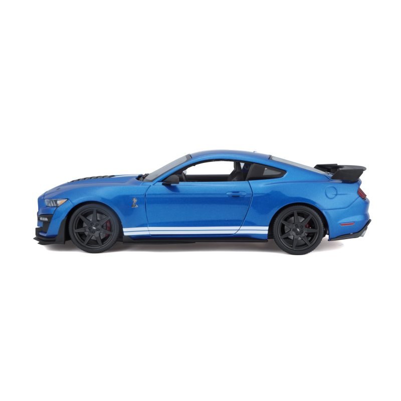 Mustang Shelby Gt500 2020 a Escala 1:18 color azul - Image 3