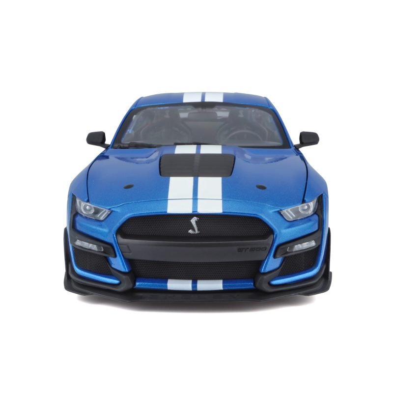 Mustang Shelby Gt500 2020 a Escala 1:18 color azul - Image 5
