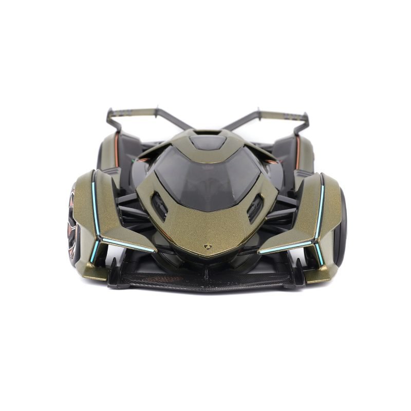 Auto Lambo V12 Vision Gran Turismo Edición Especial Maisto a Escala 1:18 color dorado - Image 5
