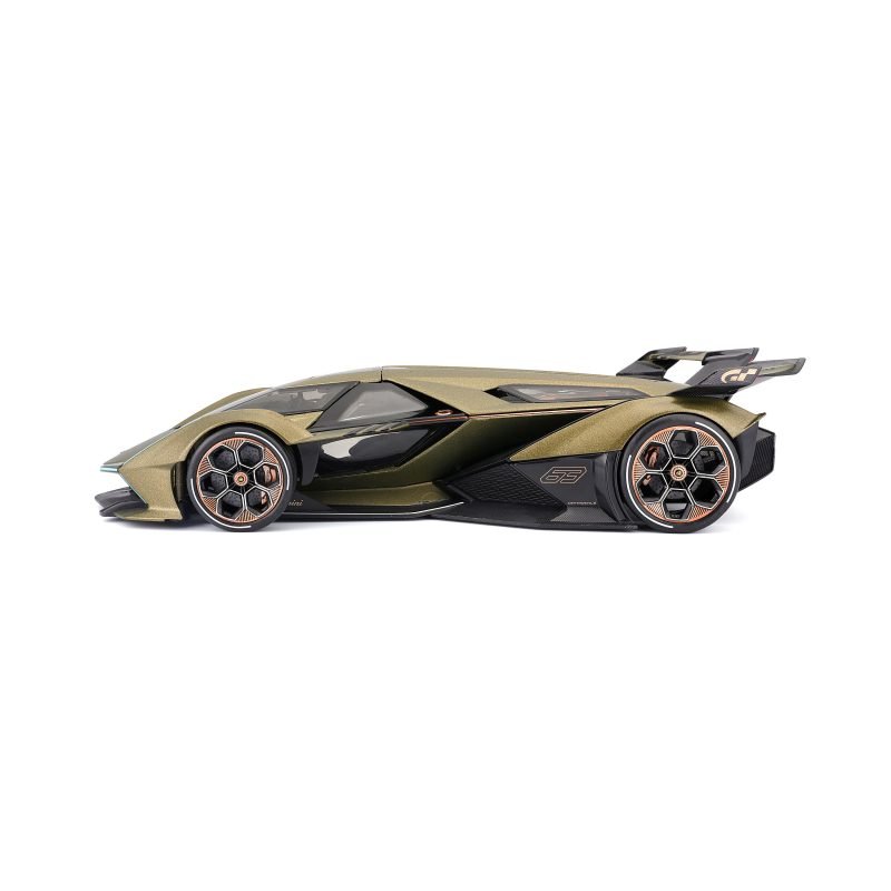 Auto Lambo V12 Vision Gran Turismo Edición Especial Maisto a Escala 1:18 color dorado - Image 3