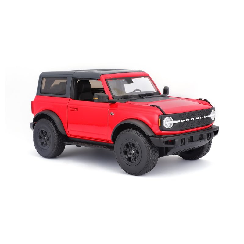 Camioneta Ford Bronco Wildtrak Maisto a Escala 1:18 color rojo - Image 2
