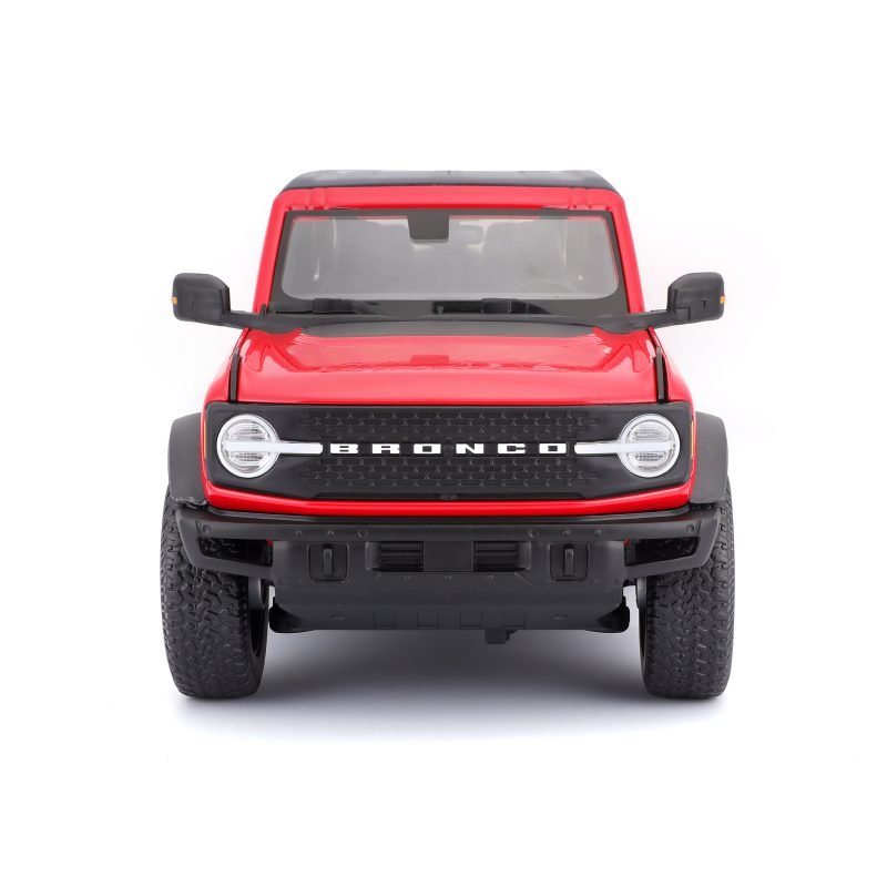 Camioneta Ford Bronco Wildtrak Maisto a Escala 1:18 color rojo - Image 5