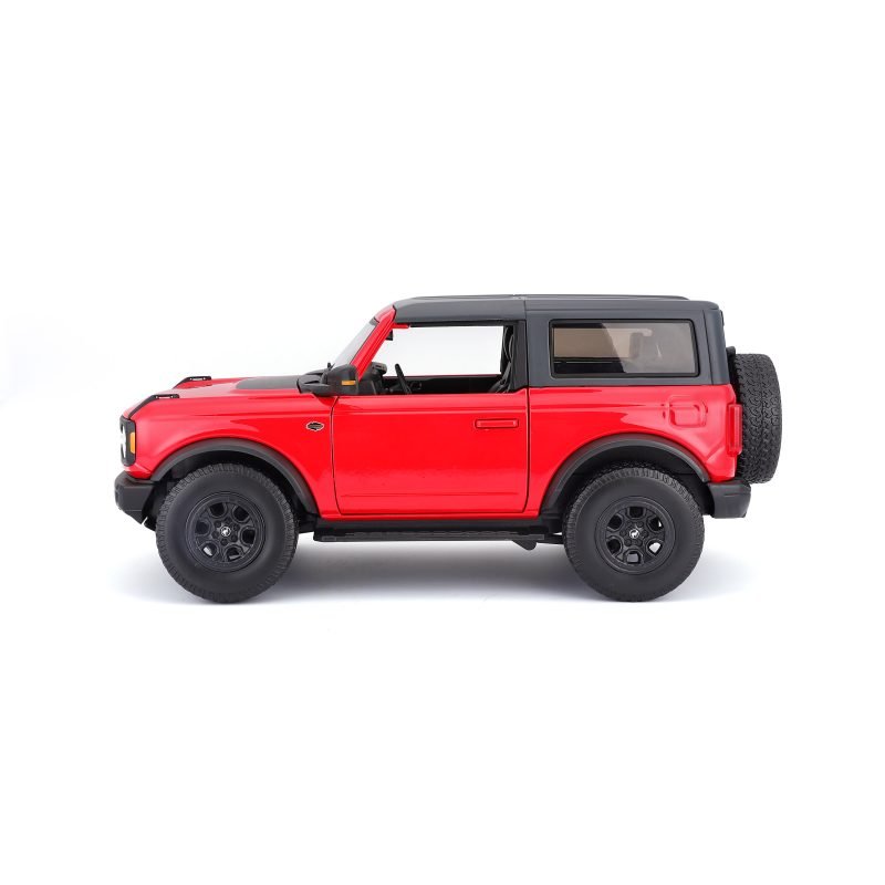 Camioneta Ford Bronco Wildtrak Maisto a Escala 1:18 color rojo - Image 3