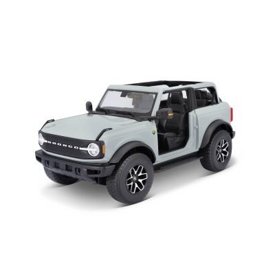 Camioneta Ford Bronco Badlands 2021 A Escala 1:18 color gris cactus
