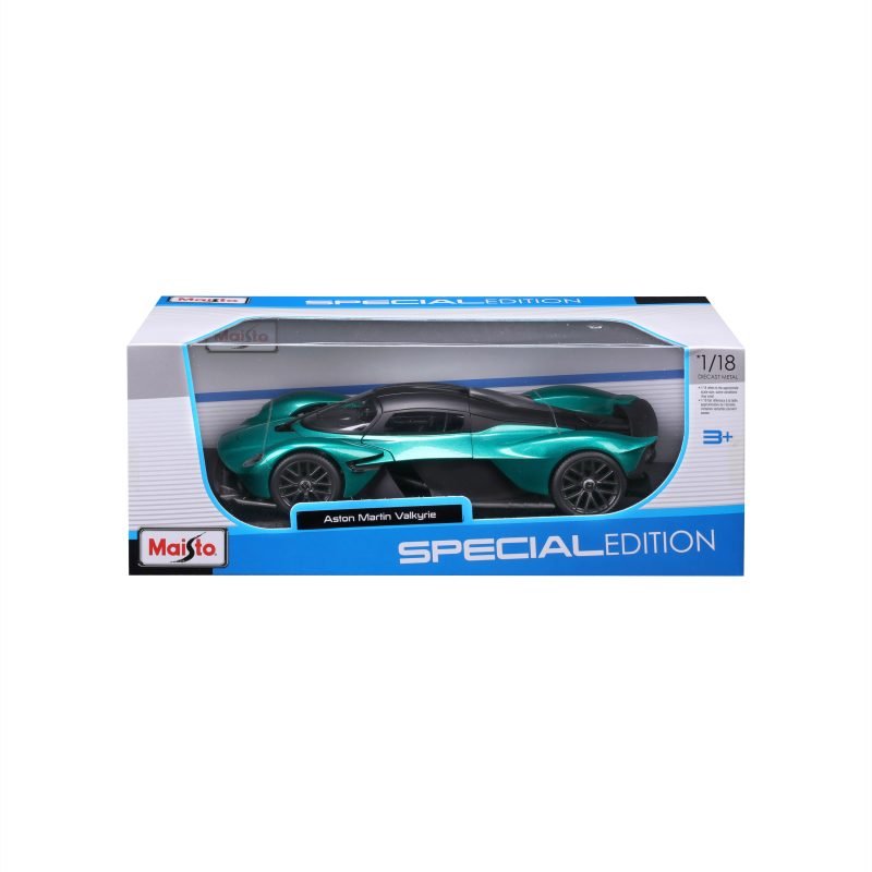 Auto Valkyrie Aston Martin 2022 a Escala 1:18 color verde - Image 5