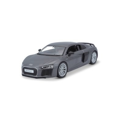 Auto Audi R8 V10 Plus Maisto a Escala 1:24 color gris metálico