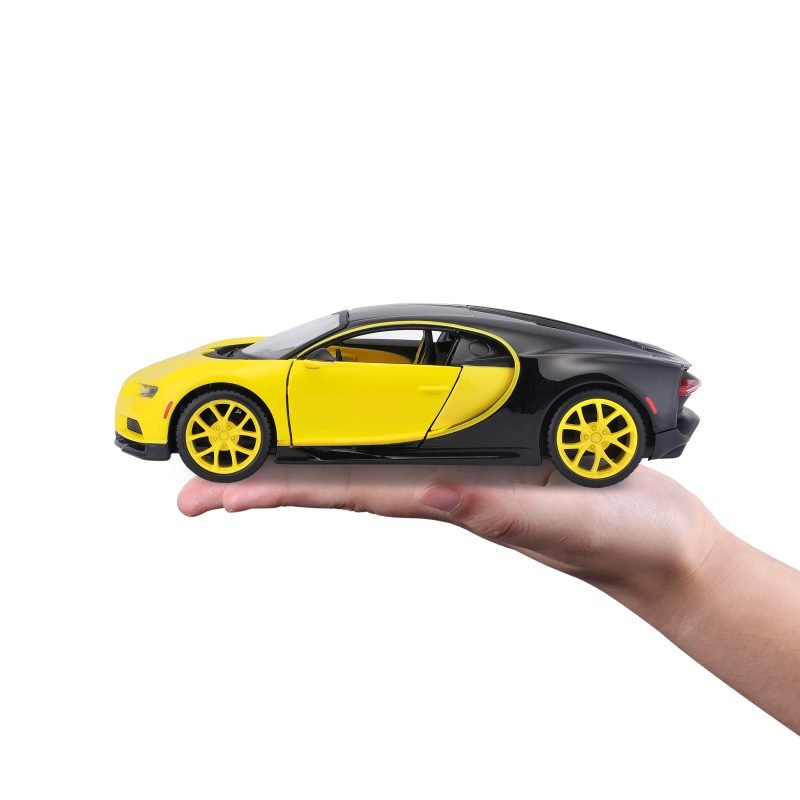 SE Bugatti Chiron a Escala 1:24 color amarillo/negro - Image 7