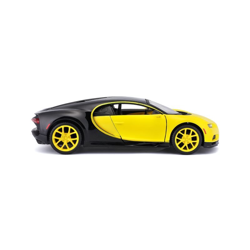SE Bugatti Chiron a Escala 1:24 color amarillo/negro - Image 4