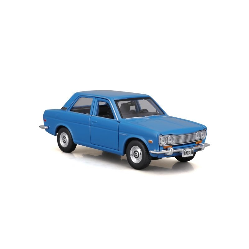 Auto Datsun 510 1971 a Escala 1:24 color azul - Image 2
