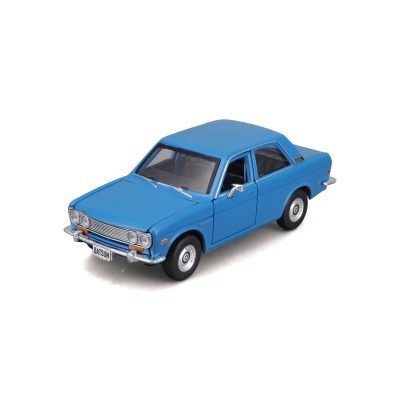 Auto Datsun 510 1971 a Escala 1:24 color azul