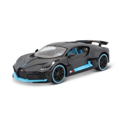 Auto SE Bugatti Divo Edición Especial a Escala 1:24 color negro/azul
