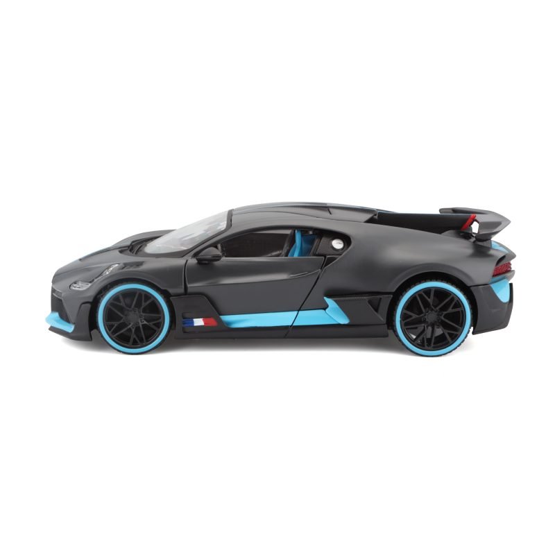 Auto SE Bugatti Divo Edición Especial a Escala 1:24 color negro/azul - Image 3