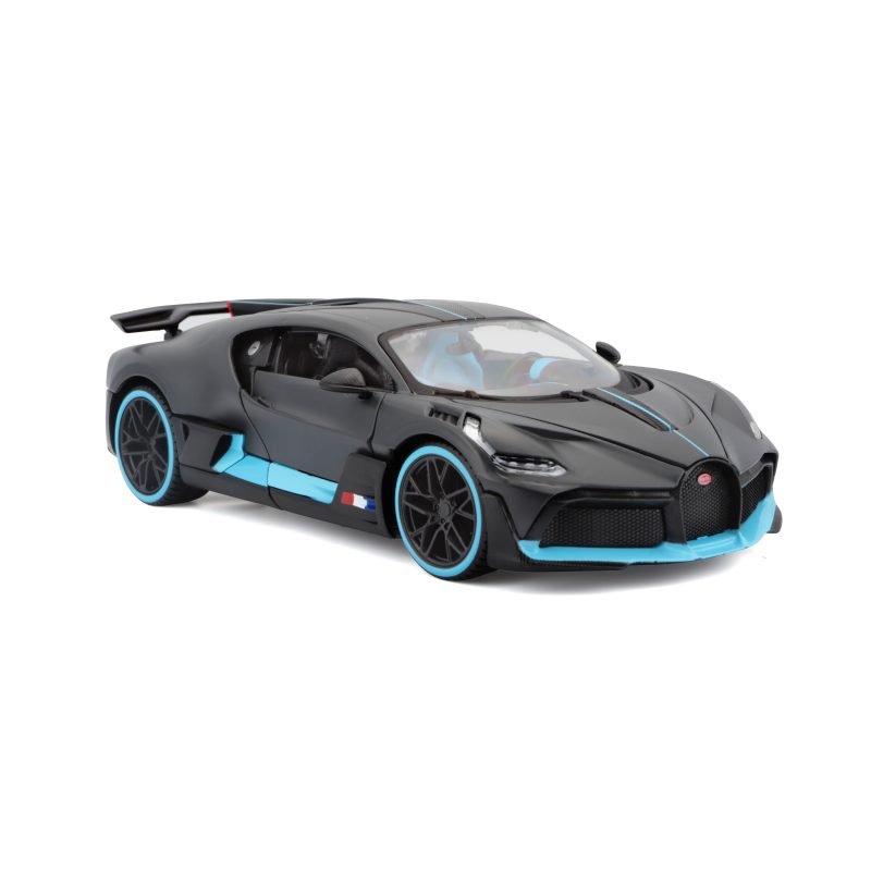 Auto SE Bugatti Divo Edición Especial a Escala 1:24 color negro/azul - Image 2