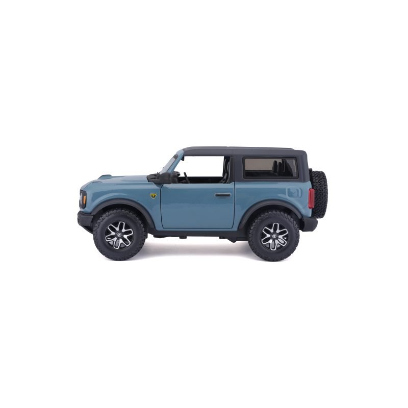 Camioneta Ford Bronco Badlands 2 Dr. 2021 Maisto a Escala 1:24 color azul - Image 2