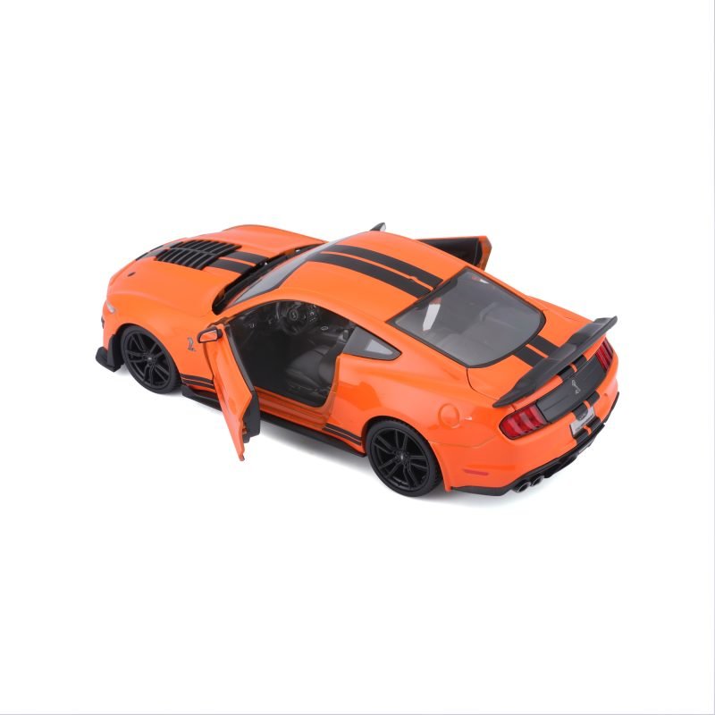 Auto Ford Mustang Shelby Gt500 2020 a Escala 1:24 color naranja - Image 10