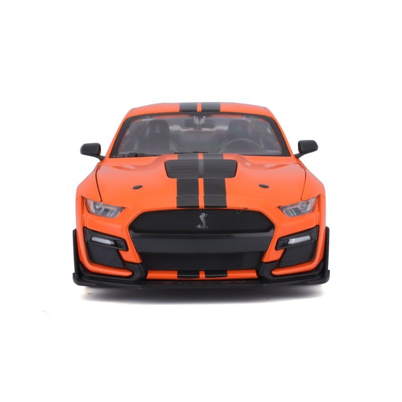 Auto Ford Mustang Shelby Gt500 2020 a Escala 1:24 color naranja - Image 11