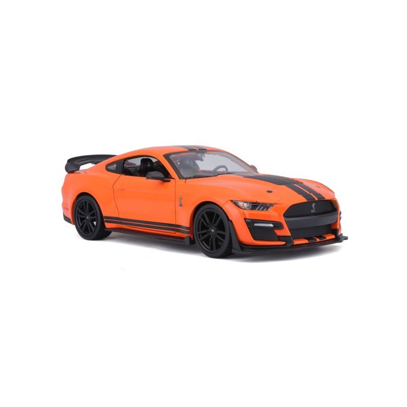 Auto Ford Mustang Shelby Gt500 2020 a Escala 1:24 color naranja - Image 2
