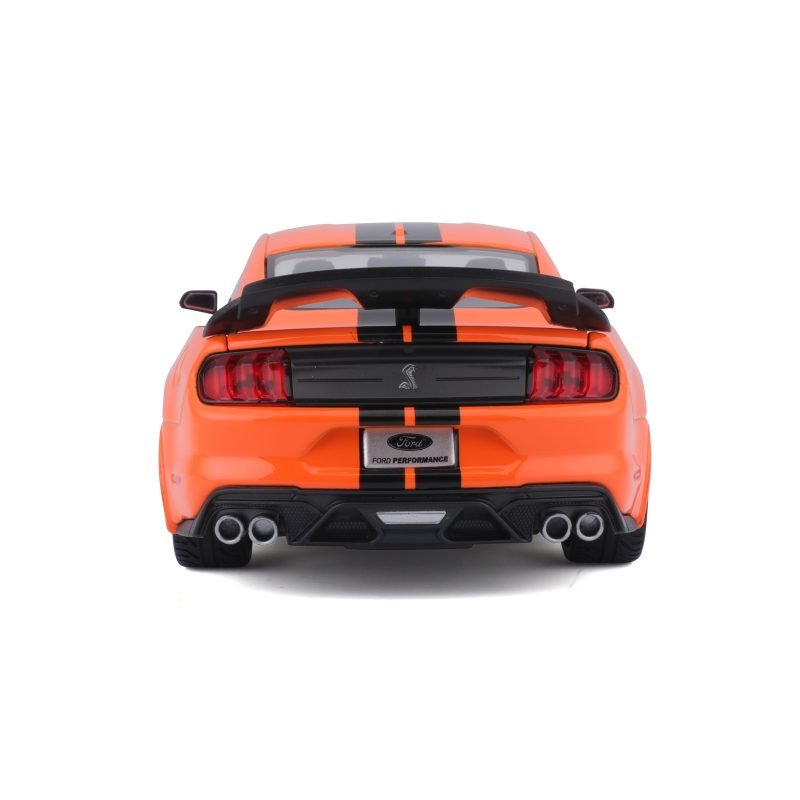 Auto Ford Mustang Shelby Gt500 2020 a Escala 1:24 color naranja - Image 3