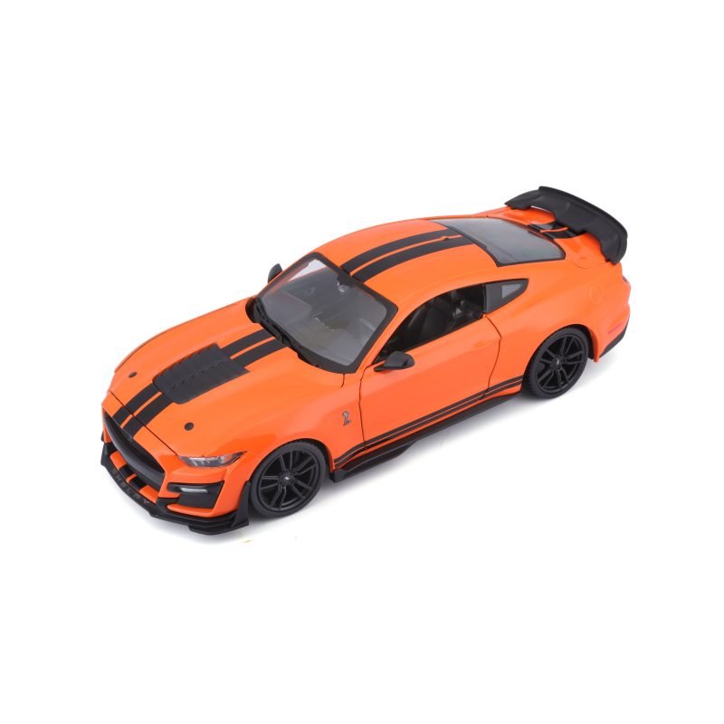 Auto Ford Mustang Shelby Gt500 2020 a Escala 1:24 color naranja - Image 8