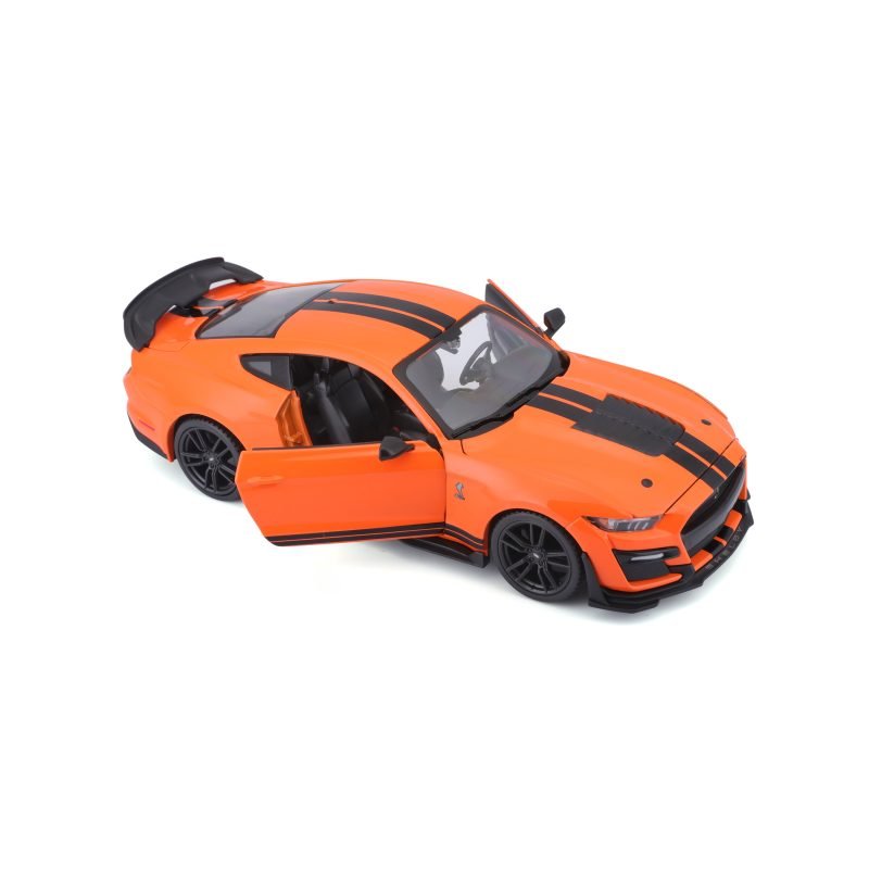 Auto Ford Mustang Shelby Gt500 2020 a Escala 1:24 color naranja - Image 9