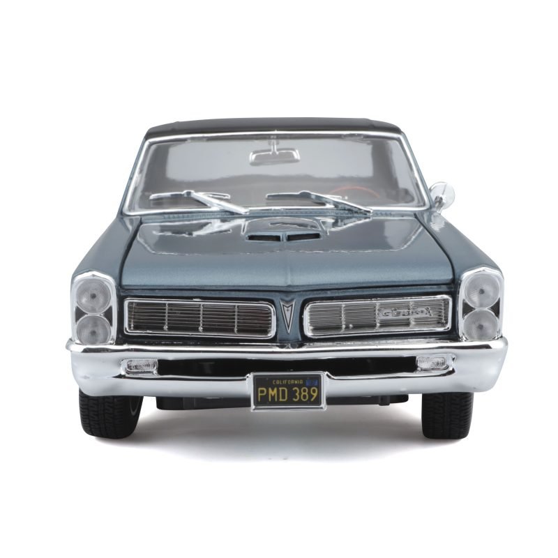 Auto Pontiac GTO Hurst Edition 1965 Maisto a Escala 1:18 color azul - Image 5