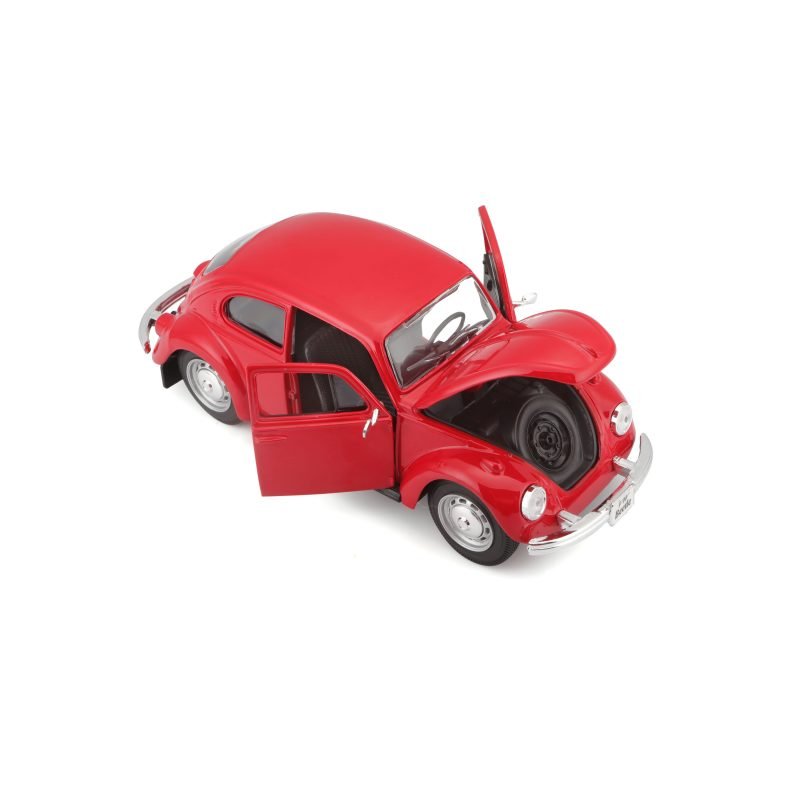 Auto Volkswagen Beetle Ediciòn Especial Maisto a Escala 1:24 color rojo - Image 4