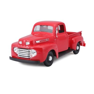 Camioneta SE Ford F-1 Pickup 1948 Maisto a Escala 1:25 color rojo