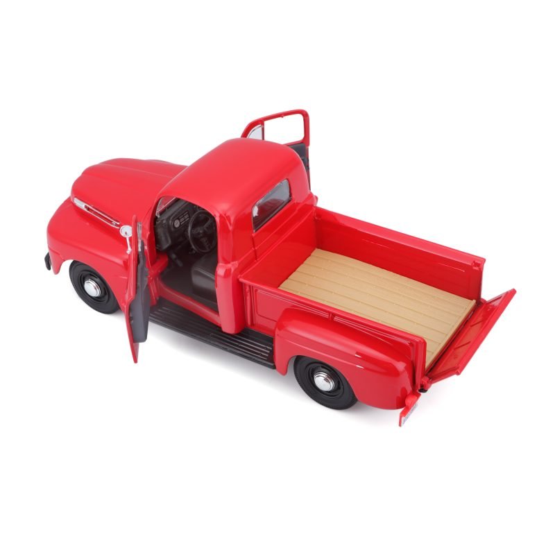 Camioneta SE Ford F-1 Pickup 1948 Maisto a Escala 1:25 color rojo - Image 4