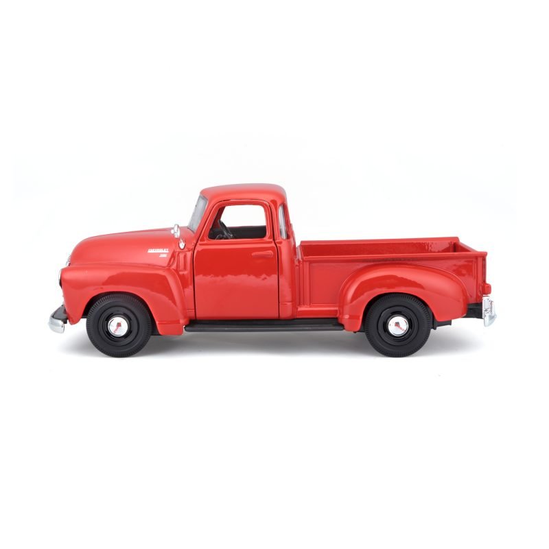Camioneta Chevrolet 3100 Pickup 1950 Maisto a Escala 1:25 color rojo - Image 3