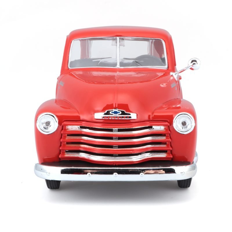Camioneta Chevrolet 3100 Pickup 1950 Maisto a Escala 1:25 color rojo - Image 4