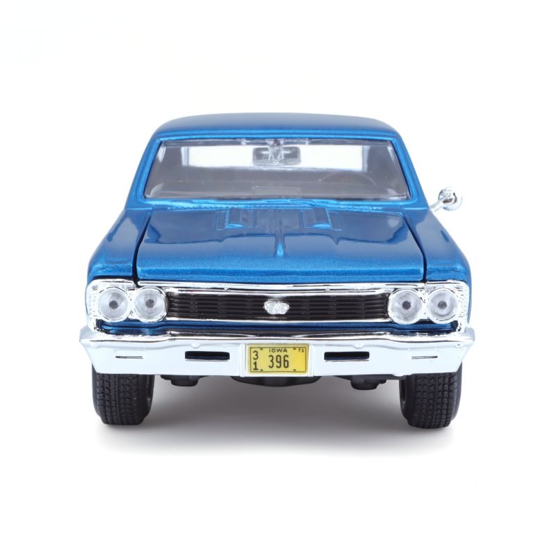 Auto Chevy Chevelle SS 396 1966 a Escala 1:24 color azul - Image 5