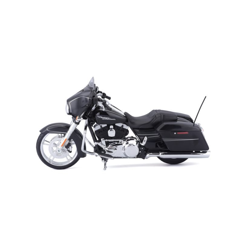 Motocicleta Harley Davidson 2015 Street Glide Special a escala 1:12 color negro - Image 2