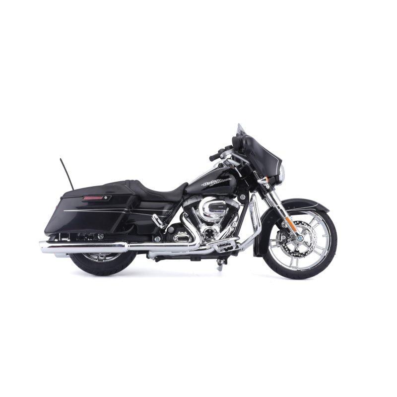 Motocicleta Harley Davidson 2015 Street Glide Special a escala 1:12 color negro - Image 3