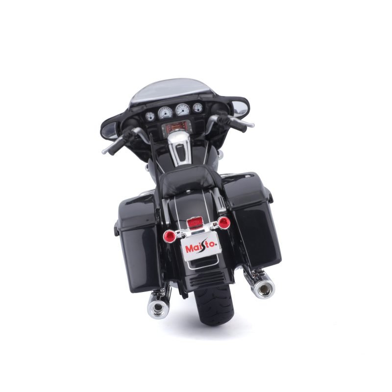 Motocicleta Harley Davidson 2015 Street Glide Special a escala 1:12 color negro - Image 4