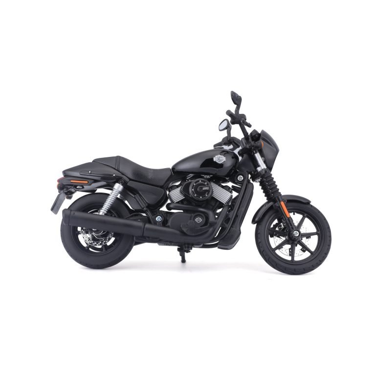Moto Harley Davidson Street 750 2015 a Escala 1:12 color negro - Image 2
