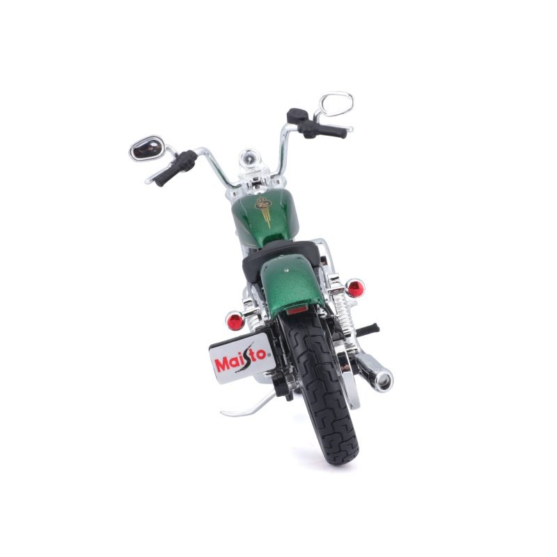 Moto Harley Davidson XL 1200V 2012 a Escala 1:12 color verde - Image 4