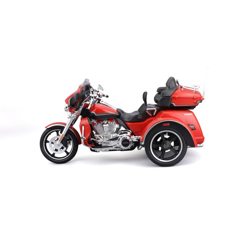 Moto Harley Davidson Cvo Tri Glide 2021 a Escala 1:12 color naranja - Image 8