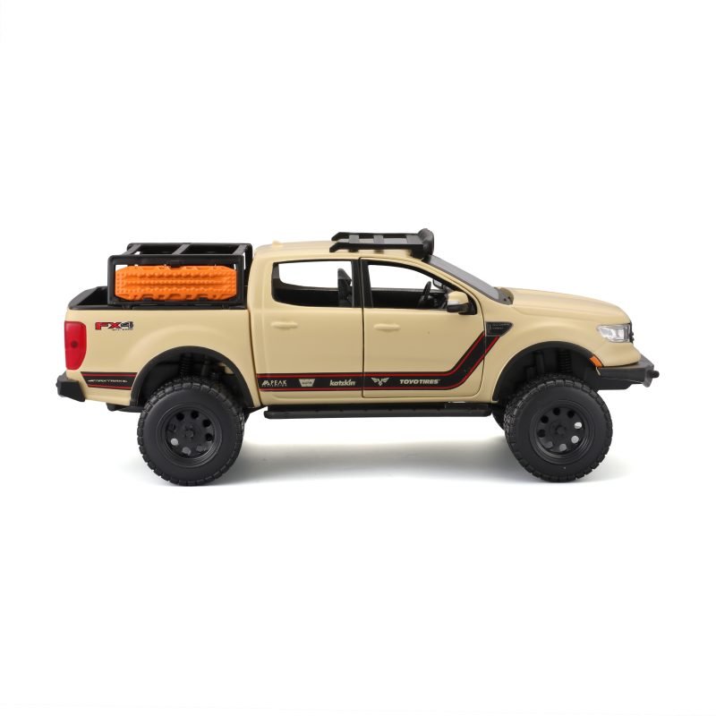 Camioneta Off-Road Ford Ranger 2019 a Escala 1:27 color beige - Image 4