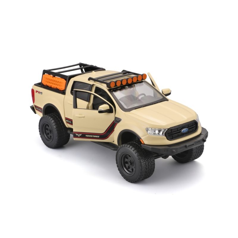 Camioneta Off-Road Ford Ranger 2019 a Escala 1:27 color beige - Image 2